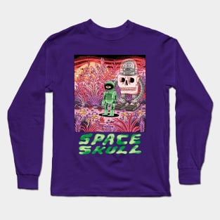 Space Skull Long Sleeve T-Shirt